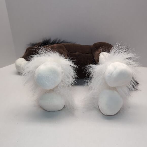 Gund Clyde Clydesdale Horse Plush Stuffed Animal 42985 Brown & White - Picture 6 of 11